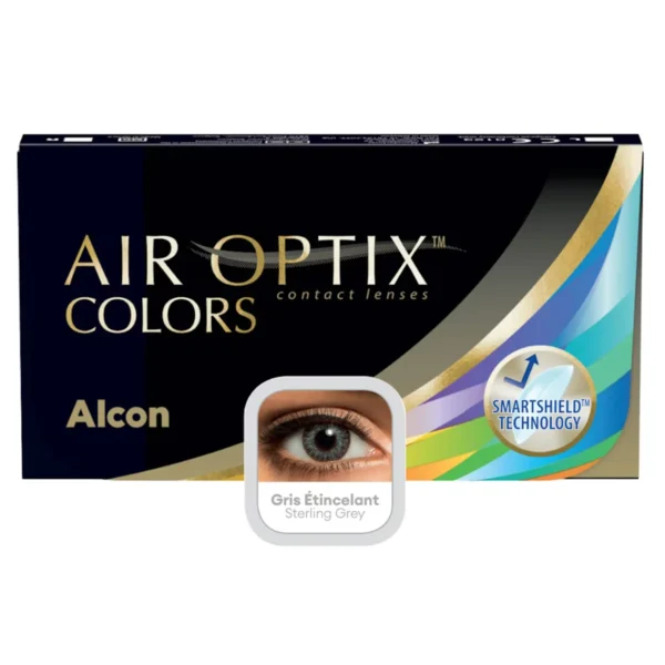 AIR OPTIX COLORS Sterling Grey - Gris Etincelant (2 lentilles)